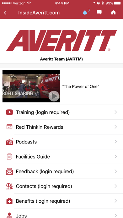 Averitt Team screenshot 2