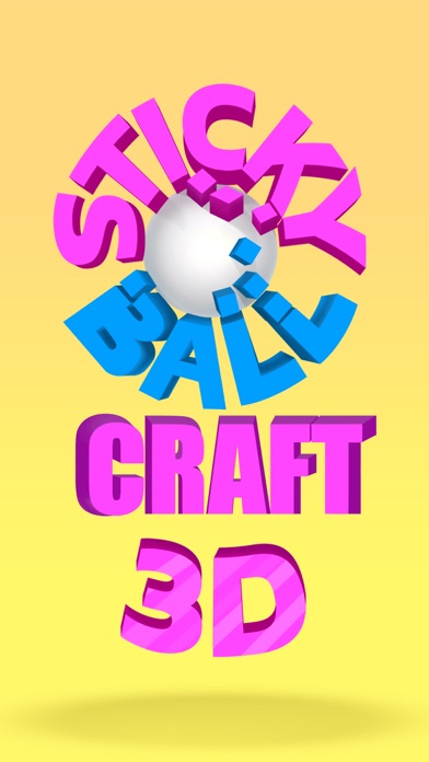 Screenshot #1 pour Sticky Ball Craft 3D