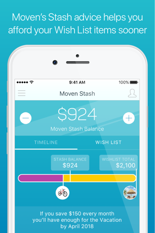 Moven - Smart Mobile Banking screenshot 2