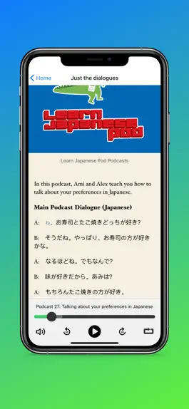Game screenshot Learn Japanese Pod App apk