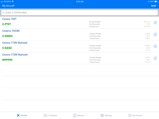 Screenshot #4 pour Aircraft Weight and Balance