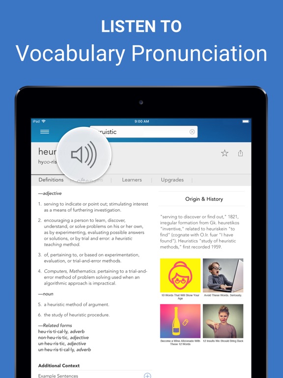 Dictionary.com Pro for iPadのおすすめ画像4