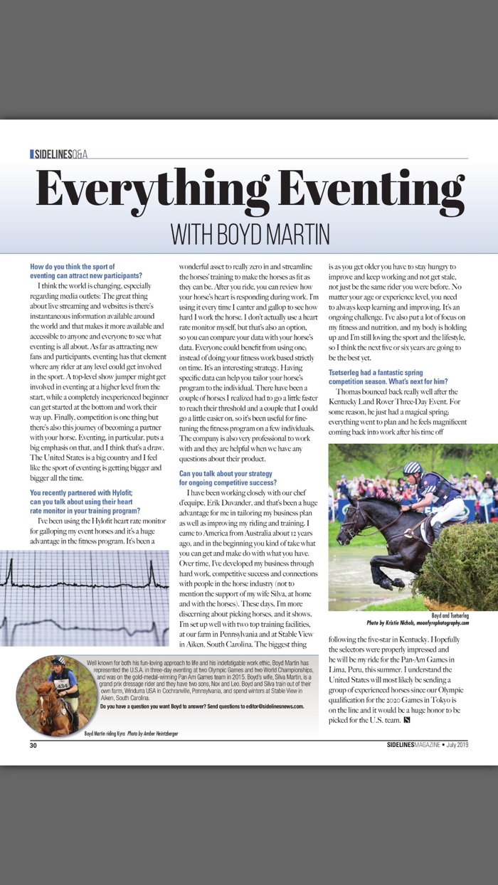 Sidelines Magazine App