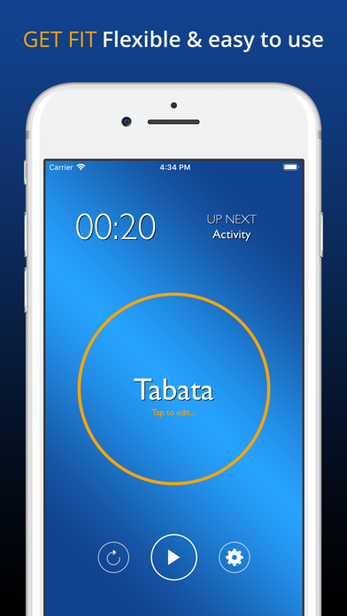 Screenshot #1 pour Totally Tabata Timer Protocol