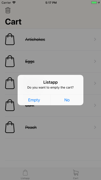 Listapp Screenshot