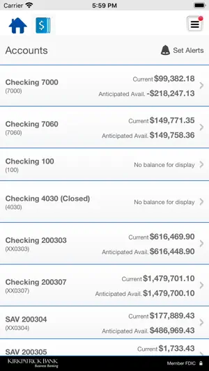 Kirkpatrick Bank Business screenshot 4