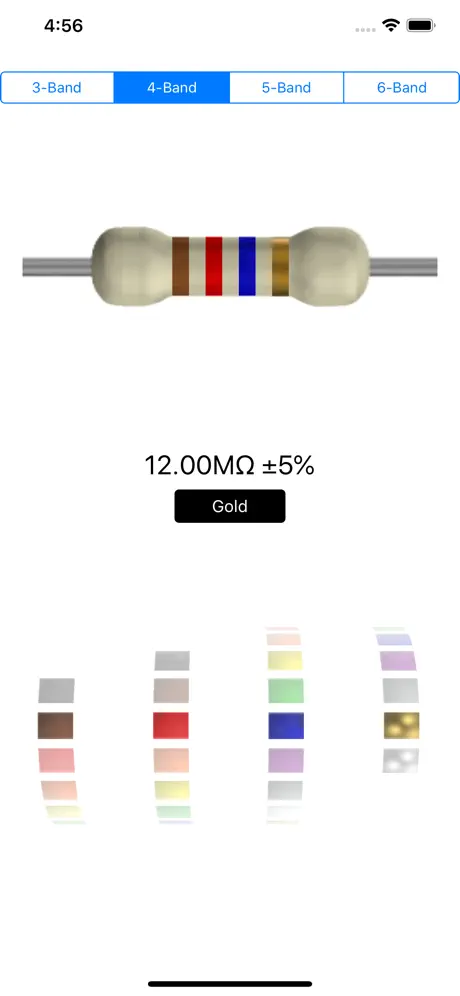 Color ring resistance