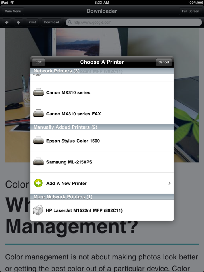 #3. Printing for iPad (iOS) 由: Ndili Technologies, Inc.