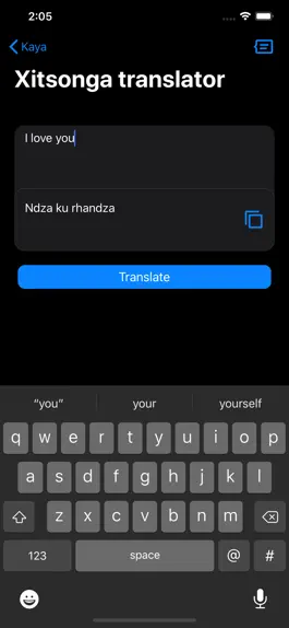 Game screenshot Xitsonga Dictionary hack