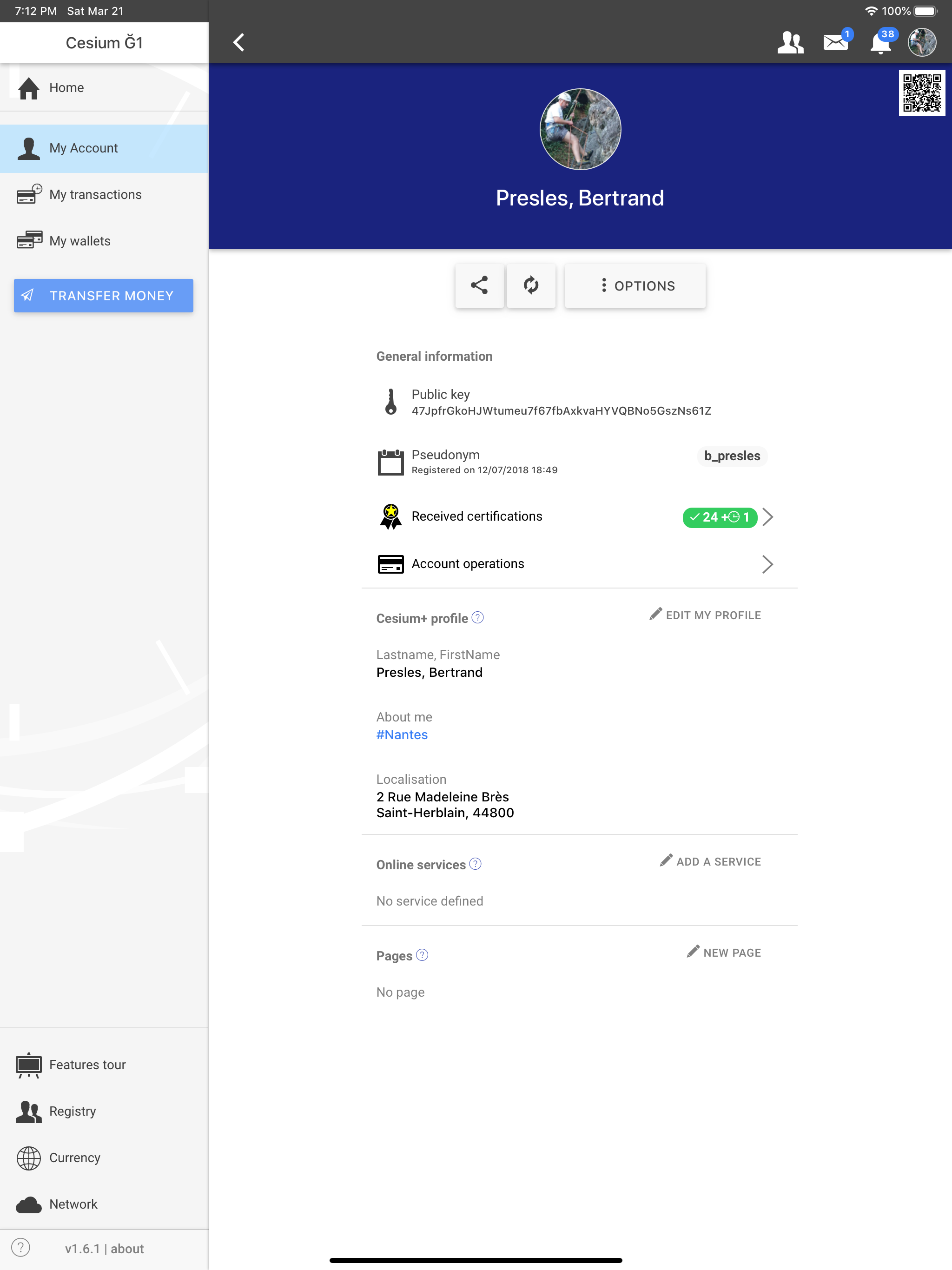 Cesium Ğ1 screenshot 8