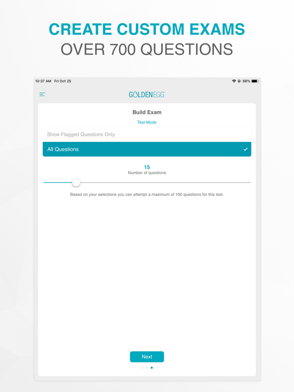 Property And Casualty Test iPad screenshot 2 - Education app