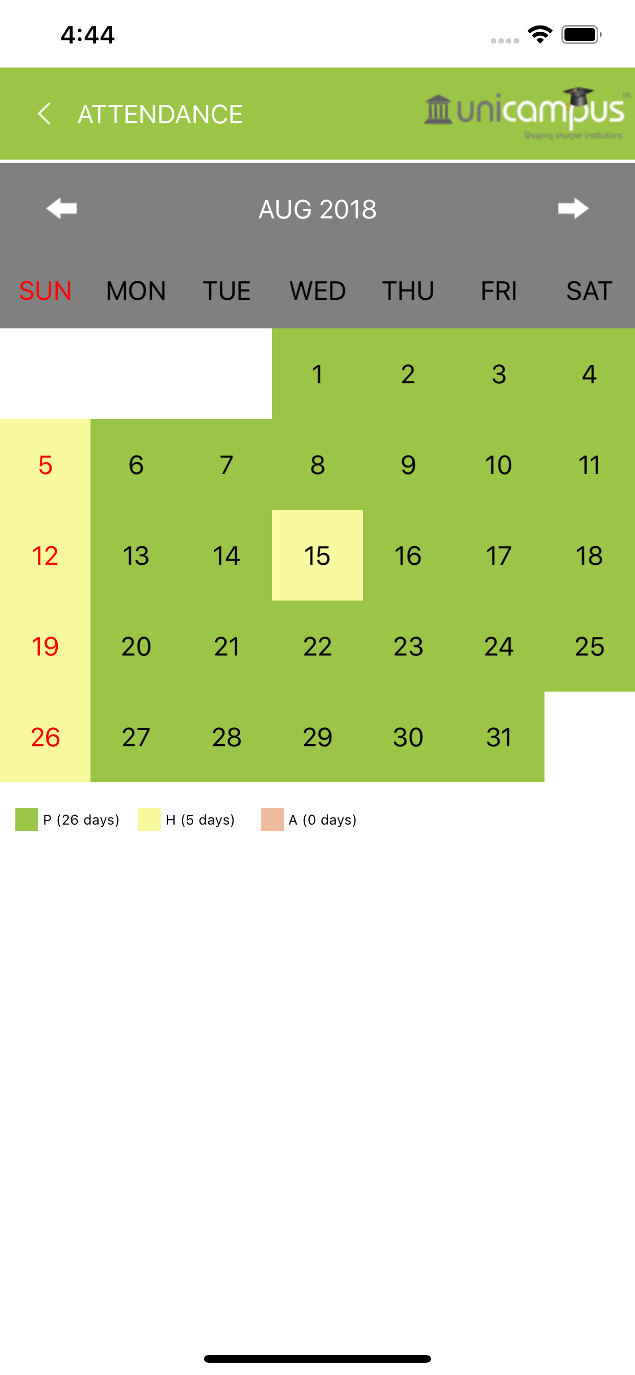 Unicampus screenshot 3