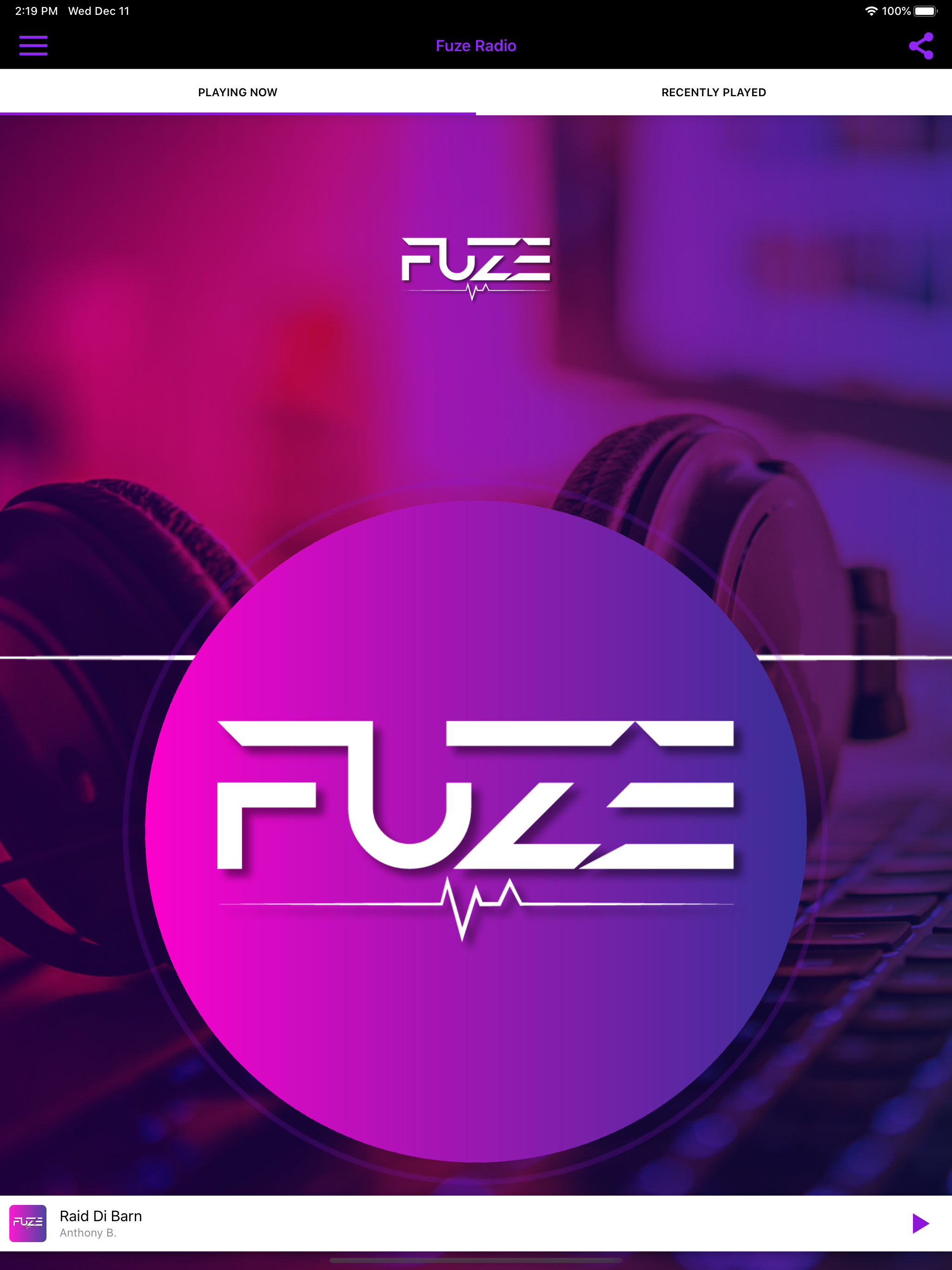 Fuze Radio screenshot 3