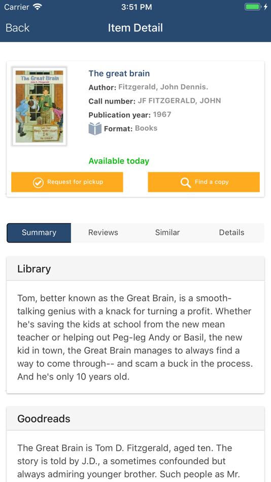 #1. Warren-Newport Public Library (iOS) 由: Warren-Newport Public Library