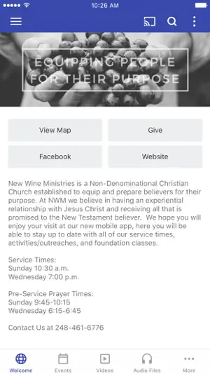 New Wine Ministries screenshot 1
