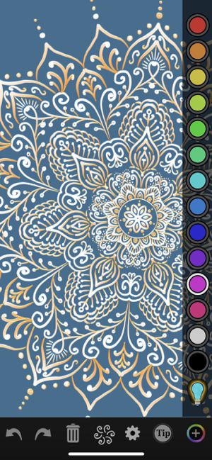 ‎iOrnament: draw mandala & art Screenshot