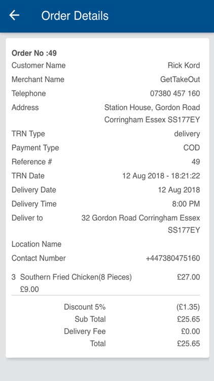 GetTakeOut Driver App screenshot-3