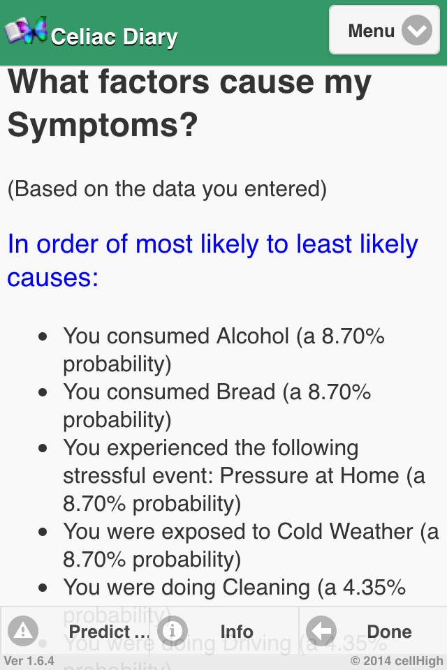 Celiac (Coeliac) Diary screenshot 3