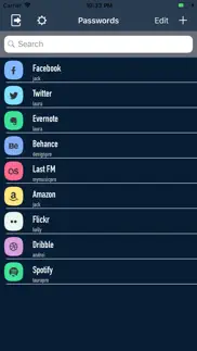 secure secret password manager iPhone Captures Décran 1