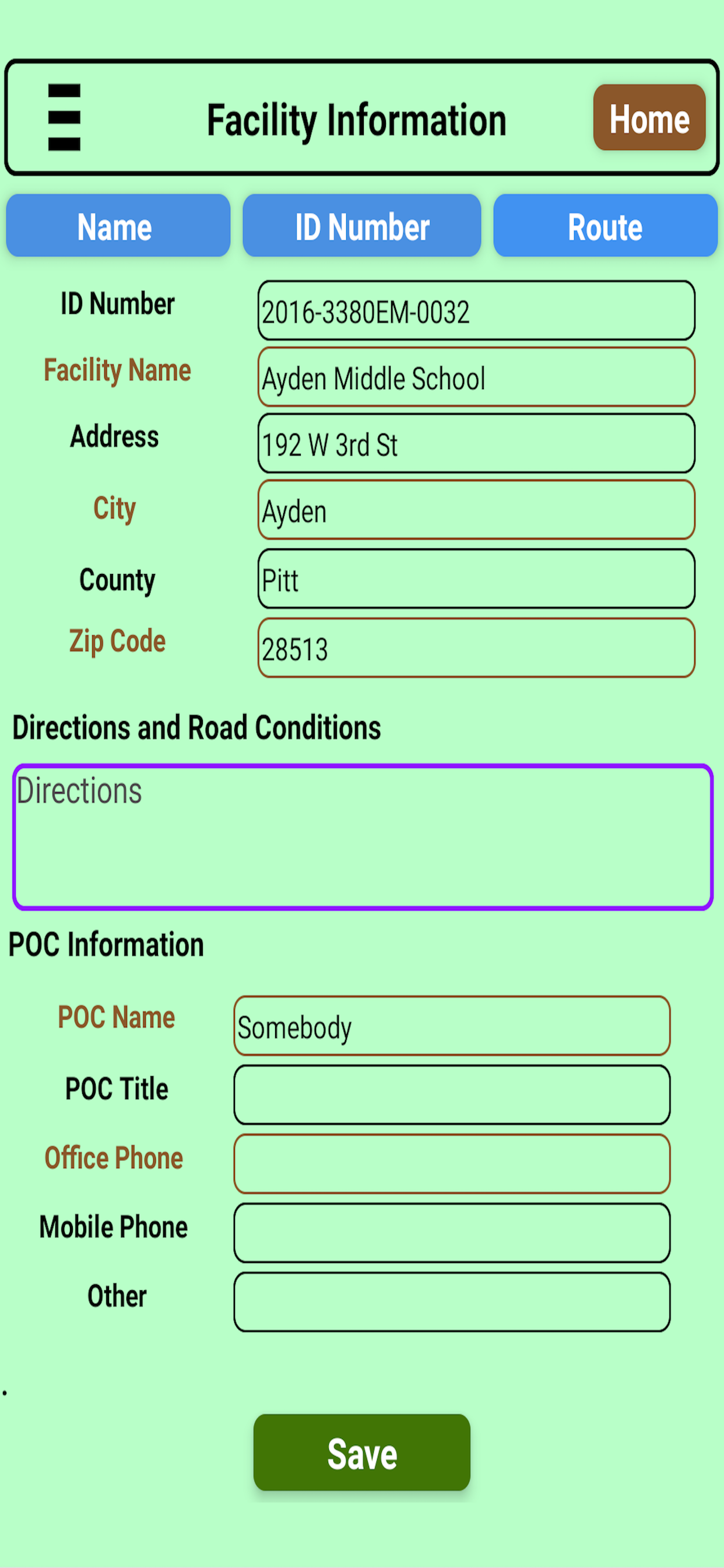 ESF#3 Generator Requirements screenshot 2
