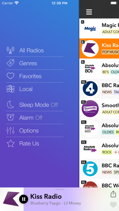 Screenshot #2 pour Radio Tower: British Radio App