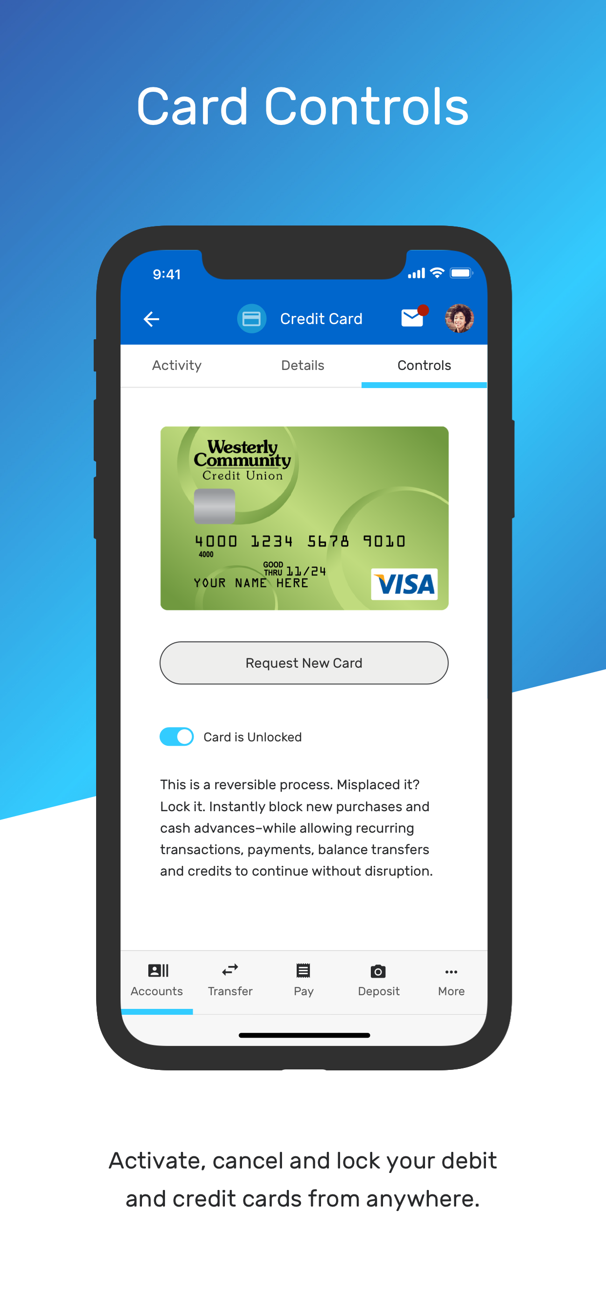 WCCU eBanking screenshot 4