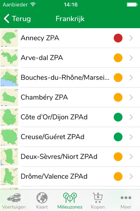 Green-Zones Fleet-App