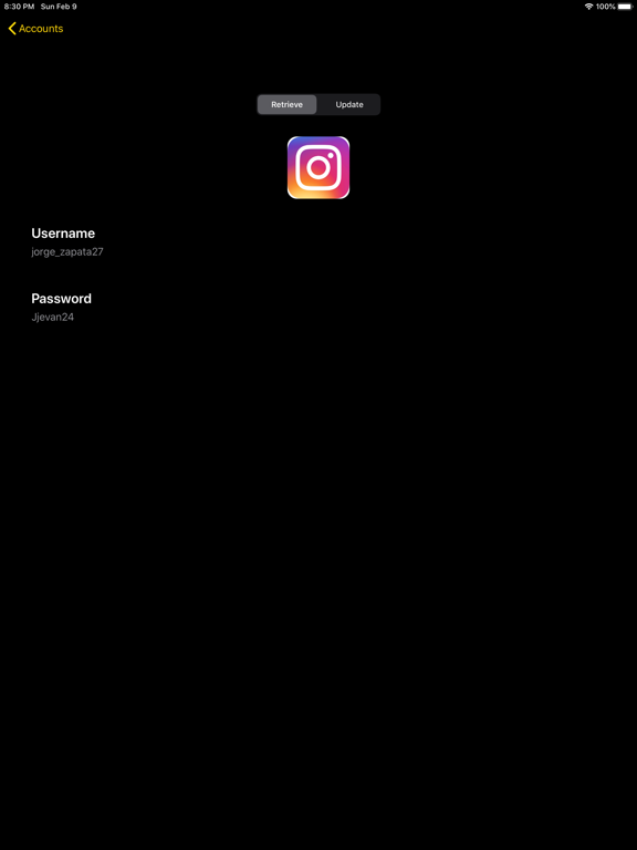LockIt Password Saver iPad screenshot 4 - Utilities app