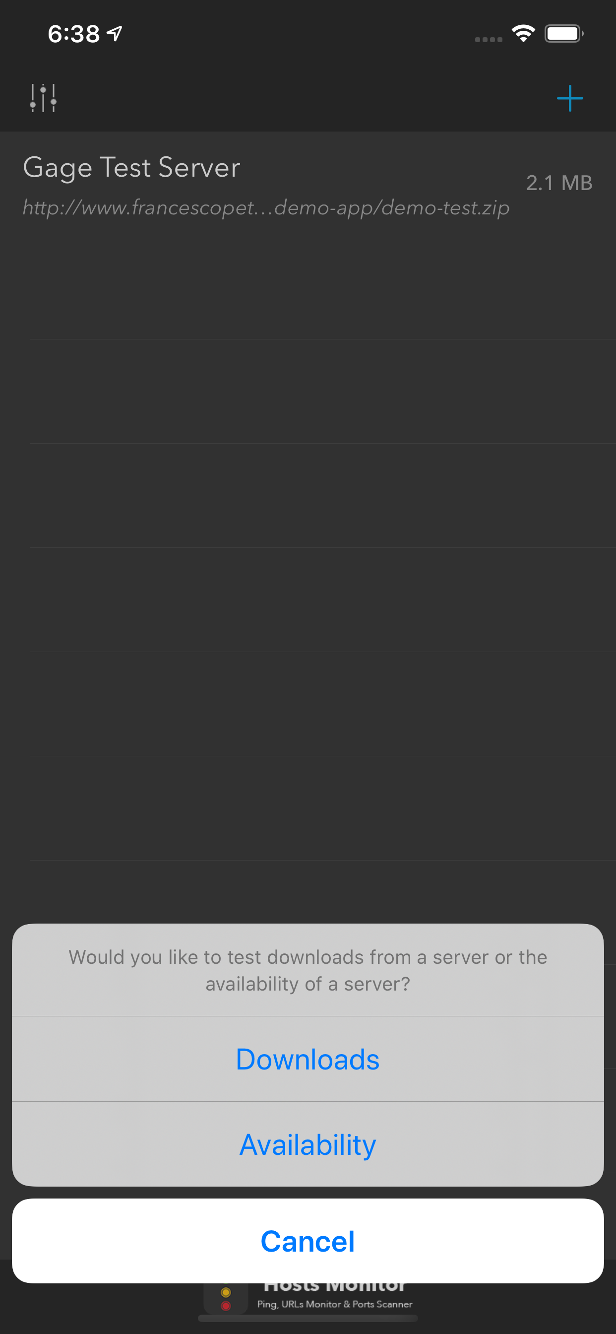 Gage: Network Speed Utility screenshot 2