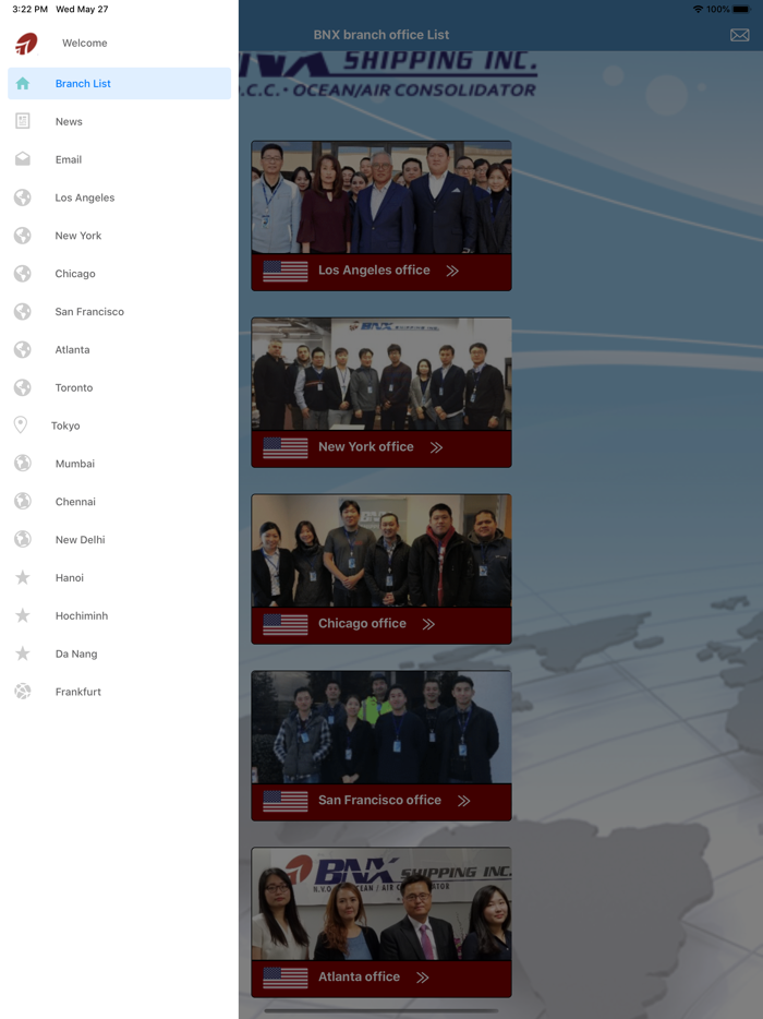 BNX SHIPPING CONTACT