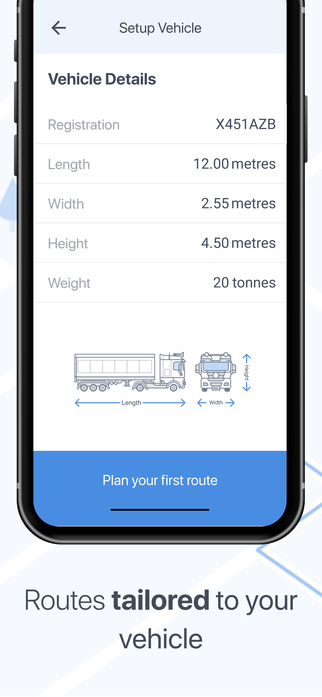 Lorry Route - HGV Navigation