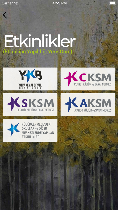 Kültür - Sanat Etkinlikleri iPhone screenshot 6 - News app