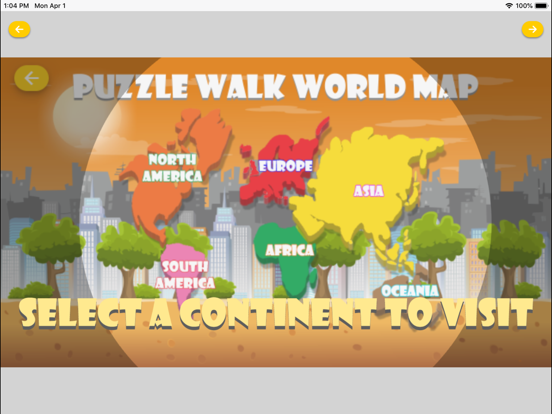 PuzzleWalk iPad screenshot