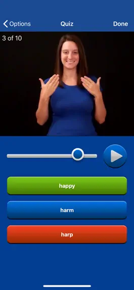 Game screenshot ASL Dictionary Sign Language mod apk
