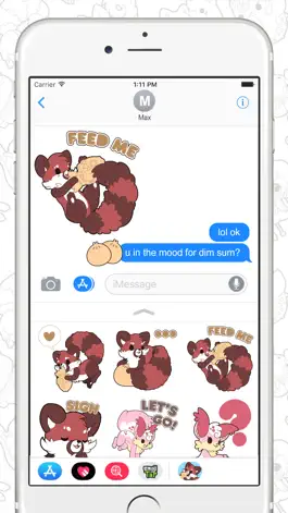 Game screenshot Tasty Peach Stickers apk