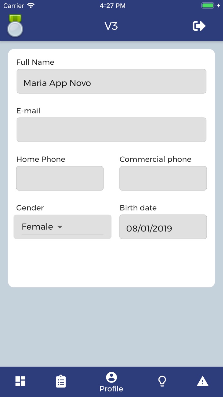 iPhone screenshot