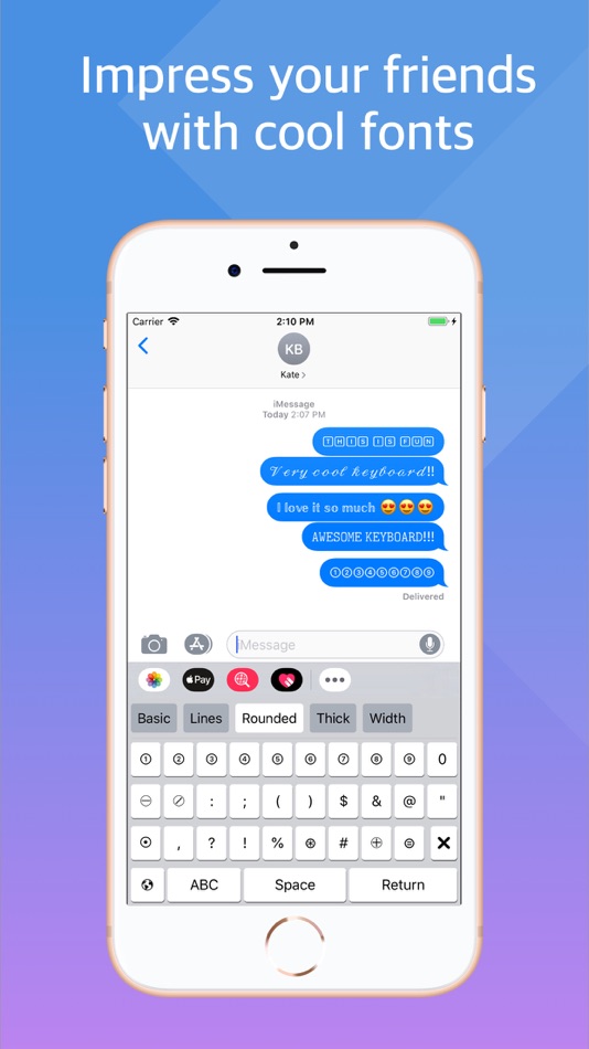#1. Awesome Fonts Keyboard (iOS) 来自: Access Creativity Labs LLC