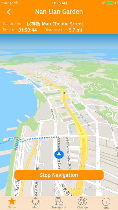 Screenshot 3 of Hong Kong Map and Travel Guide App