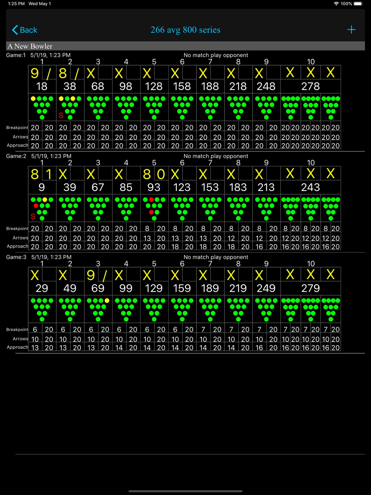 BowlSheet® ipad screenshot 3