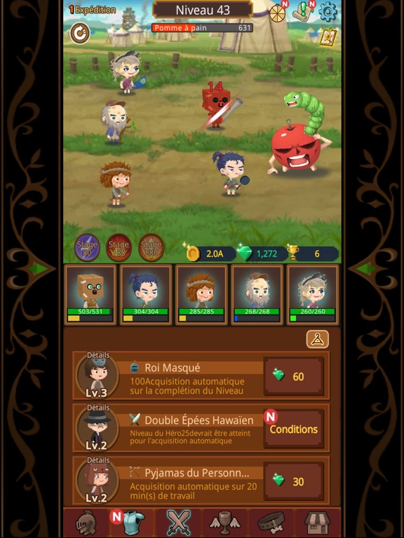 Screenshot #5 pour Job Hunt Heroes : Idle RPG