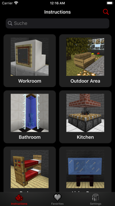 iFurniture Minecraft Designs screenshot 1