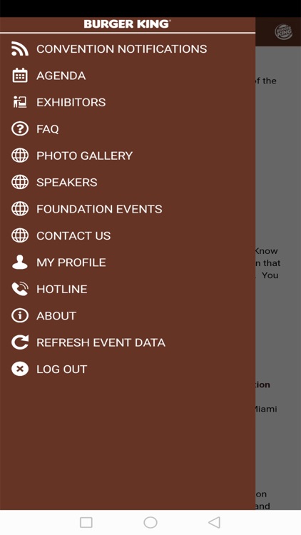 Burger King Convention