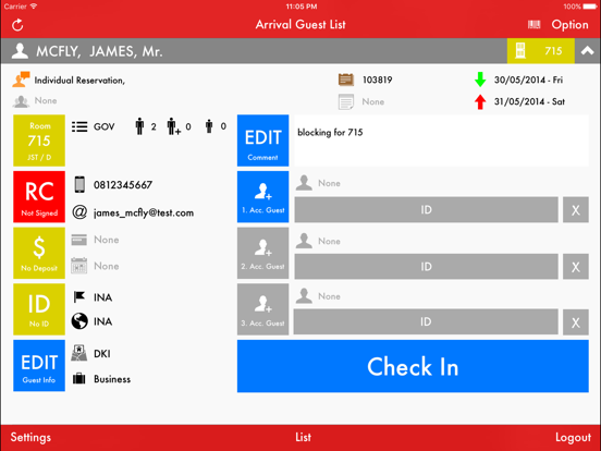 Screenshot #5 pour VHP Check In