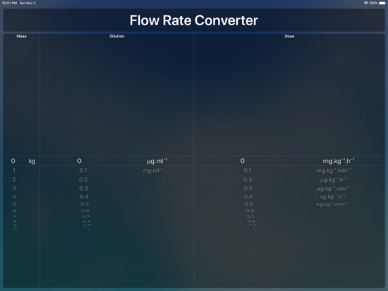 Flow Rate Converter screenshot 2