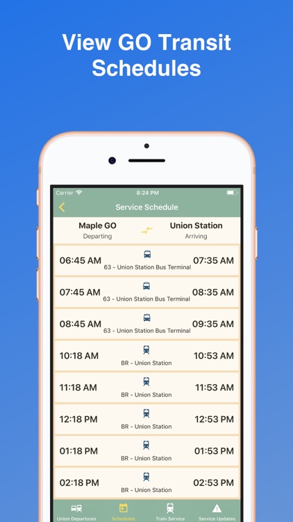 GoNow - GO Transit App