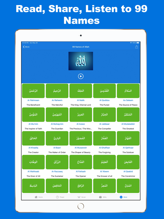 Muslim - Quran, Prayers, More iPad screenshot 10 - Reference app