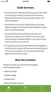 daintree national park iphone screenshot 2