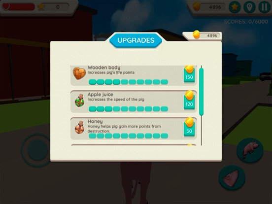 Crazy Pig Simulator iPad screenshot