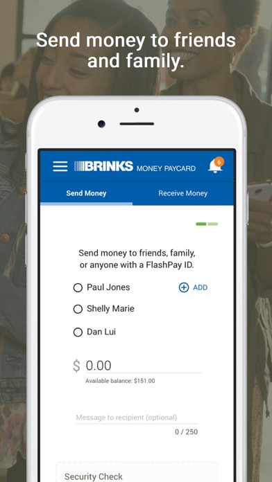 Brink's Money Paycard Screenshot