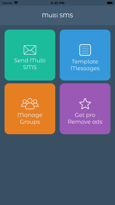 Screenshot #2 pour Multi SMS - Send Group SMS